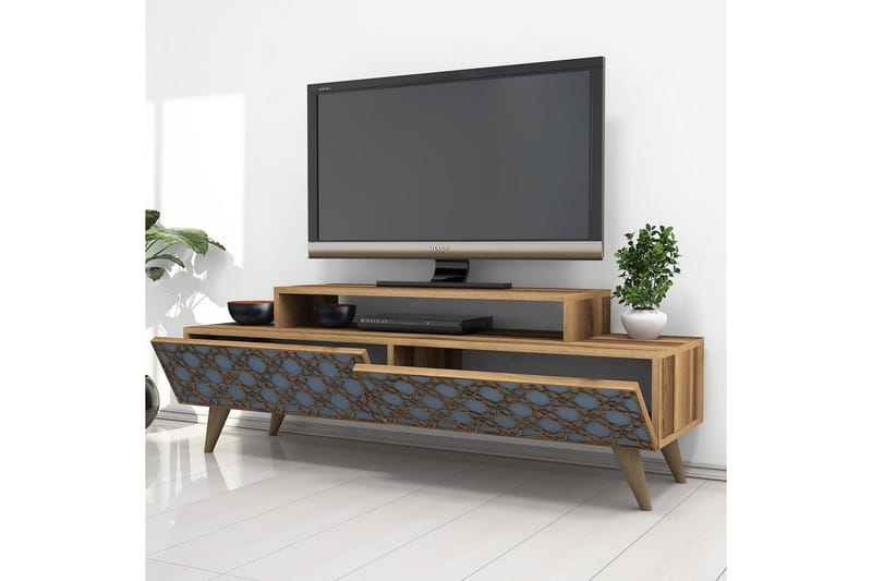 TV-Bänk Amtorp 140 cm - Brun - Möbler - TV- & Mediamöbler - TV bänk & mediabänk