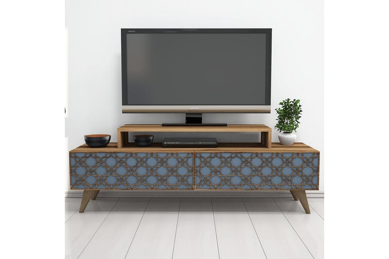 TV-Bänk Amtorp 140 cm - Brun - Möbler - TV- & Mediamöbler - TV bänk & mediabänk