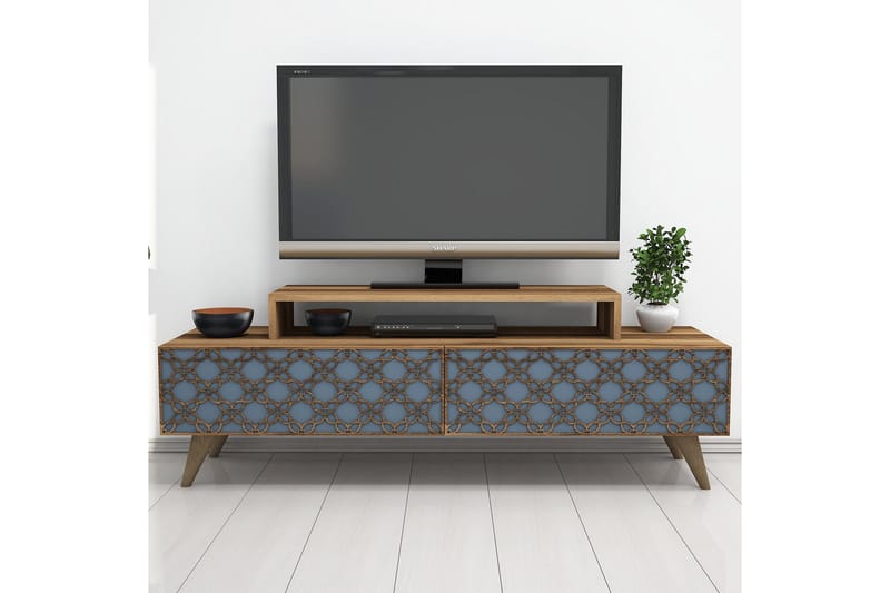 TV-Bänk Amtorp 140 cm - Brun - TV bänk & mediabänk