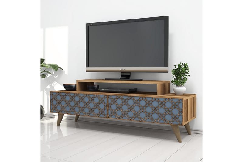 TV-Bänk Amtorp 140 cm - Brun - Möbler - TV- & Mediamöbler - TV bänk & mediabänk