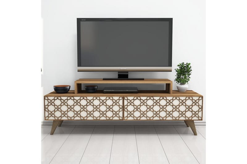 TV-Bänk Amtorp 140 cm - Brun - Möbler - TV- & Mediamöbler - TV bänk & mediabänk