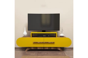 TV-Bänk Amtorp 145 cm - Brun|Gul - Möbler - TV- & Mediamöbler - TV bänk & mediabänk