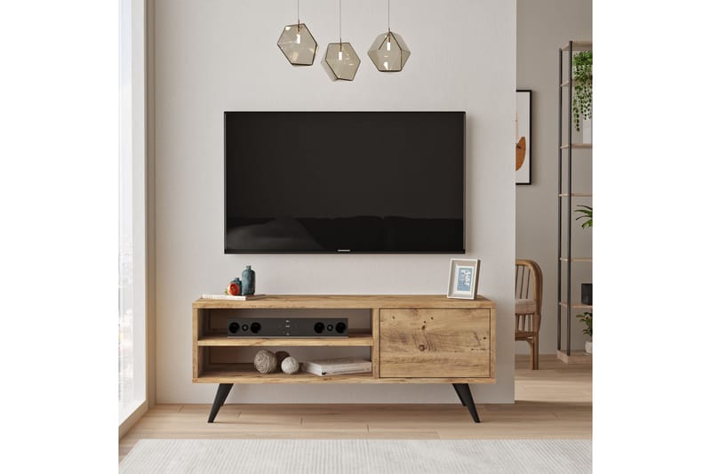 Tv-bänk Anysa 110 cm - Natur - Möbler - TV- & Mediamöbler - TV bänk & mediabänk