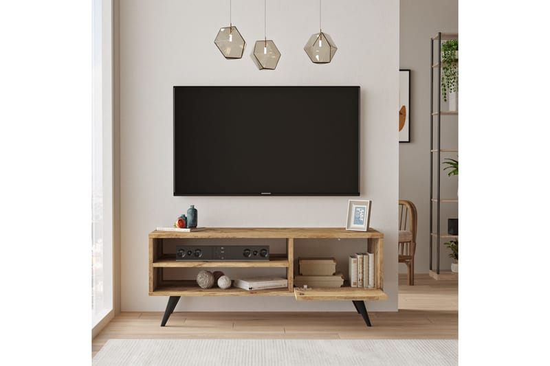 Tv-bänk Anysa 110 cm - Natur - Möbler - TV- & Mediamöbler - TV bänk & mediabänk