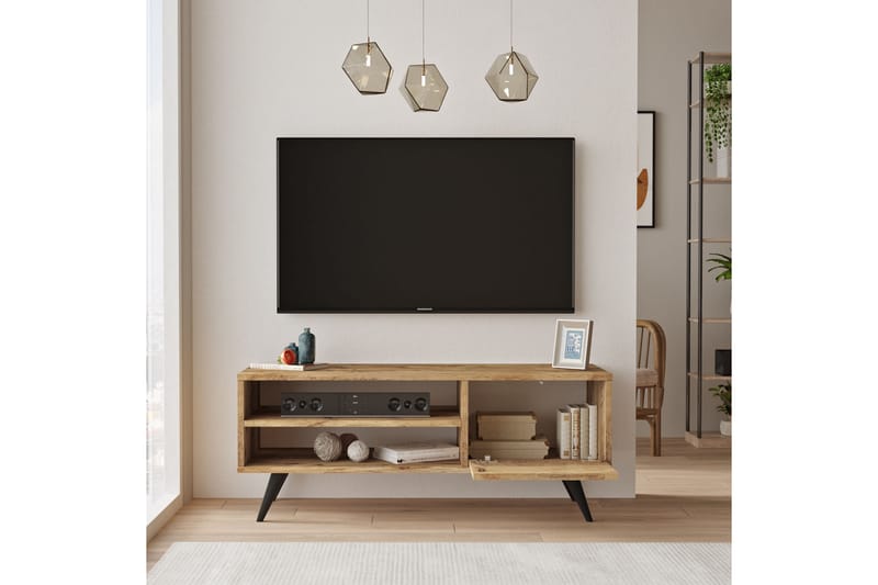 Tv-bänk Anysa 110 cm - Natur - TV bänk & mediabänk