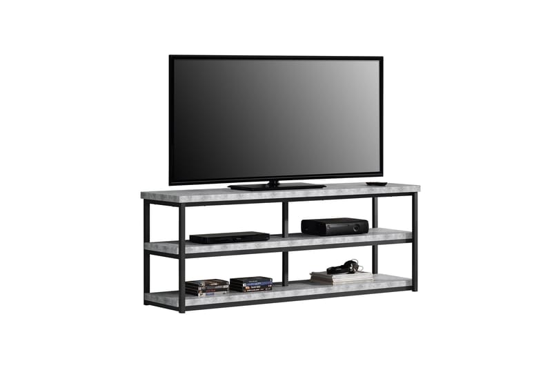 Tv-bänk Ashlar 160x41,9 cm Ljusgrå - Dorel Home - Möbler - TV- & Mediamöbler - TV bänk & mediabänk