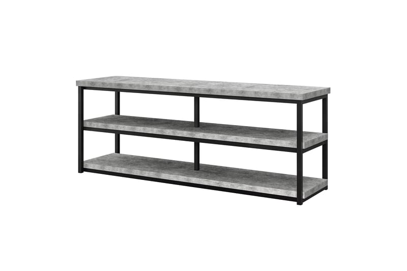 Tv-bänk Ashlar 160x41,9 cm Ljusgrå - Dorel Home - Möbler - TV- & Mediamöbler - TV bänk & mediabänk