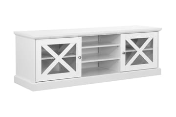 TV-bänk Aveza 150 cm - Matt Vit - Möbler - TV- & Mediamöbler - TV bänk & mediabänk