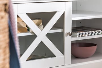 TV-bänk Aveza 150 cm - Matt Vit - Möbler - TV- & Mediamöbler - TV bänk & mediabänk