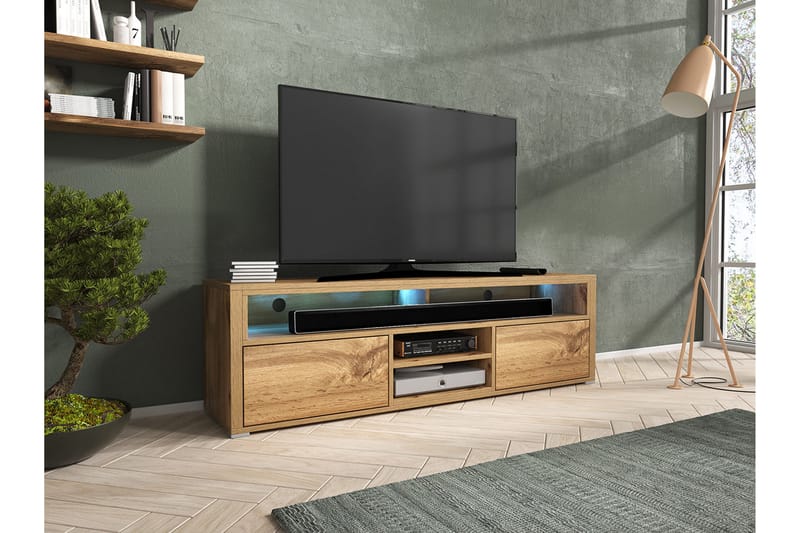 TV-bänk Bangoralla 137 cm - Ek - Möbler - TV- & Mediamöbler - TV bänk & mediabänk