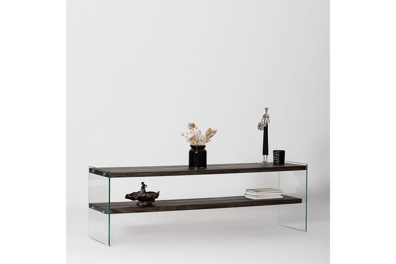 Tv-bänk Banize 140 cm - Antracit - Möbler - TV- & Mediamöbler - TV bänk & mediabänk