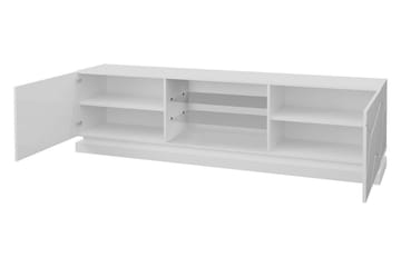 TV-bänk Barjols 40x200 cm - Vit/Högglans - Möbler - TV- & Mediamöbler - TV bänk & mediabänk