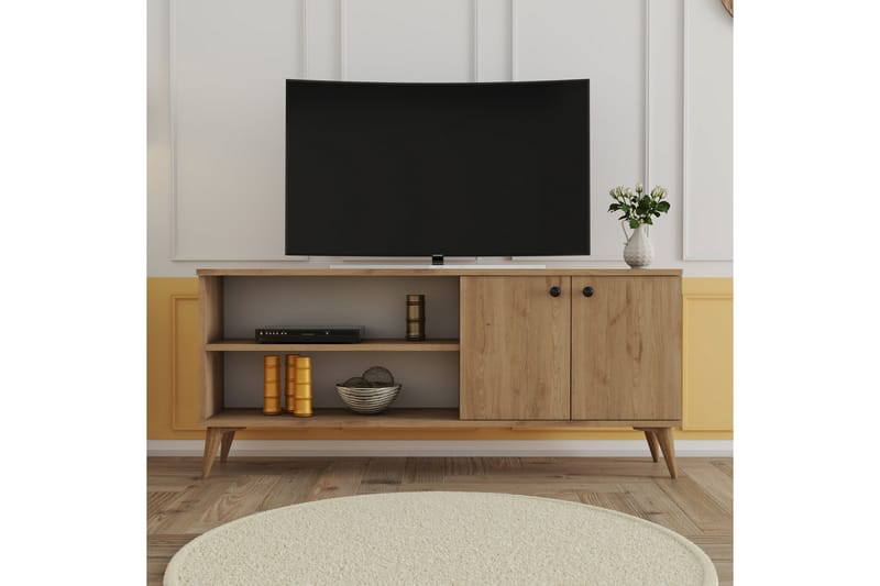 Tv-bänk Barler 138 cm - Natur - Möbler - TV- & Mediamöbler - TV bänk & mediabänk