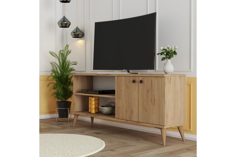 Tv-bänk Barler 138 cm - Natur - Möbler - TV- & Mediamöbler - TV bänk & mediabänk