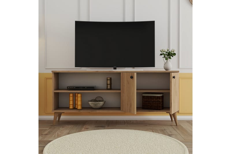 Tv-bänk Barler 138 cm - Natur - Möbler - TV- & Mediamöbler - TV bänk & mediabänk