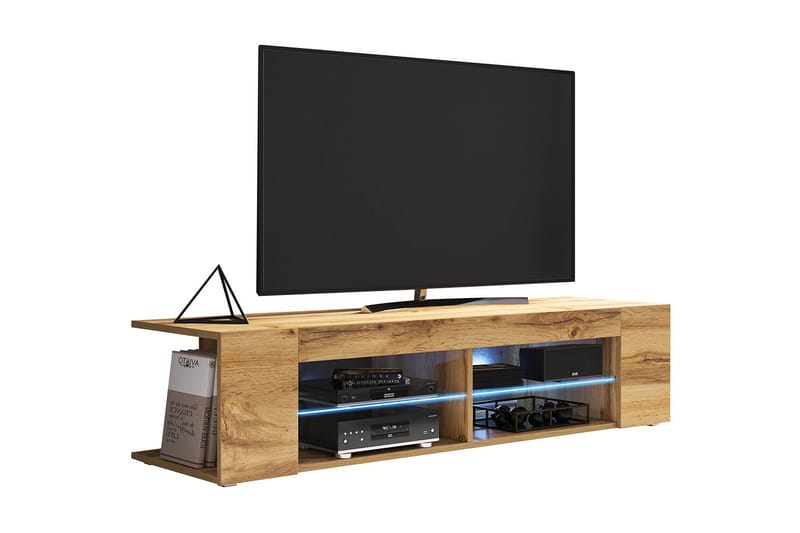 TV-bänk Barrueco 137 cm - Ek - Möbler - TV- & Mediamöbler - TV bänk & mediabänk