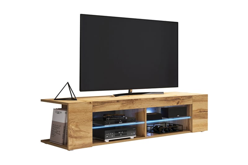 TV-bänk Barrueco 137 cm - Ek - TV bänk & mediabänk