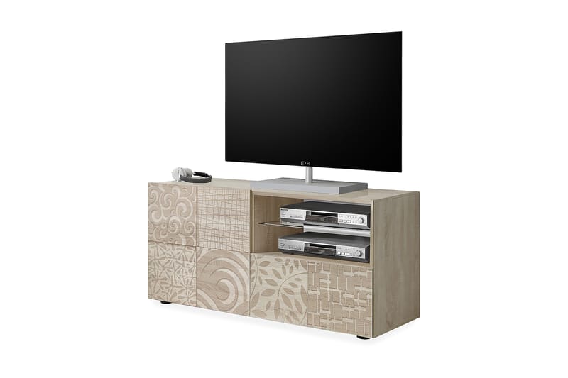 TV-bänk Bayoner 122 cm - Brun - TV bänk & mediabänk