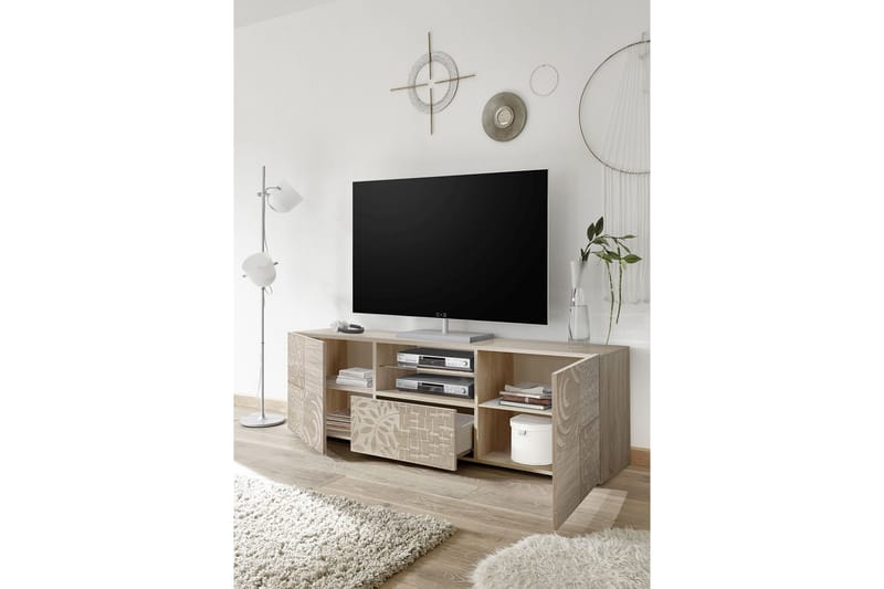 TV-bänk Bayoner 181 cm - Brun - Möbler - TV- & Mediamöbler - TV bänk & mediabänk