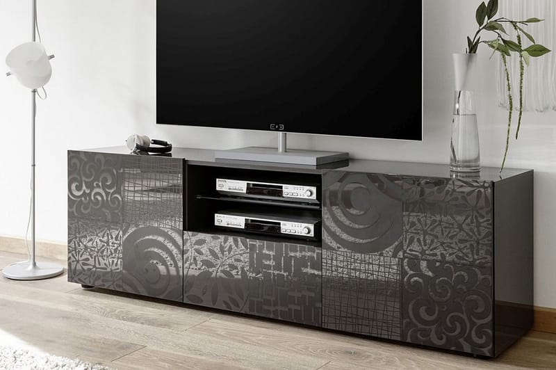 TV-bänk Bayoner 181 cm - Grå - Möbler - TV- & Mediamöbler - TV bänk & mediabänk