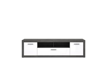 Tv-bänk Belchin 213 cm - Grå/Vit - Möbler - TV- & Mediamöbler - TV b�änk & mediabänk