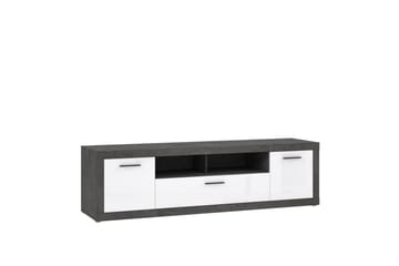 Tv-bänk Belchin 213 cm - Grå/Vit - Möbler - TV- & Mediamöbler - TV bänk & mediabänk