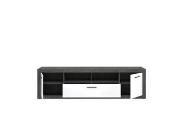 Tv-bänk Belchin 213 cm - Grå/Vit - Möbler - TV- & Mediamöbler - TV bänk & mediabänk