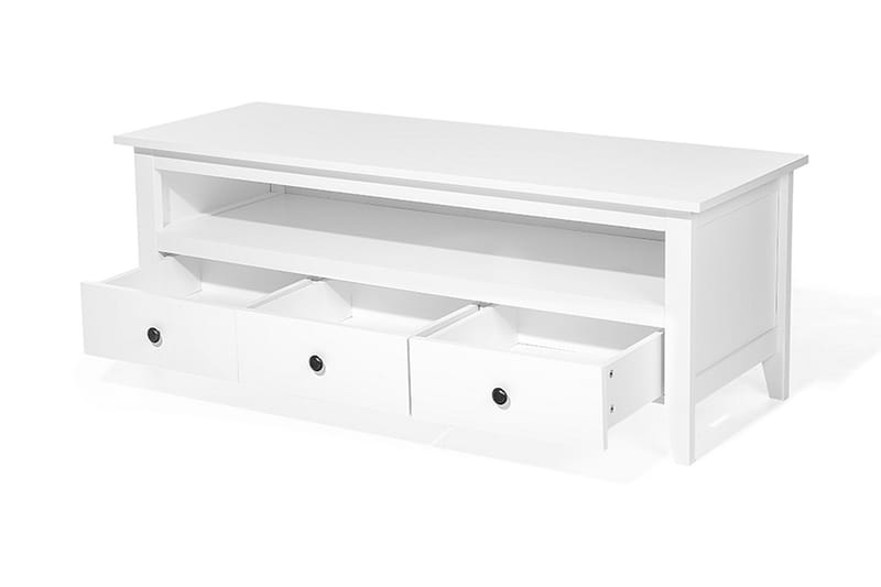 Tv-Bänk Berkeley 49,5x136,5 cm - Vit - Möbler - TV- & Mediamöbler - TV bänk & mediabänk