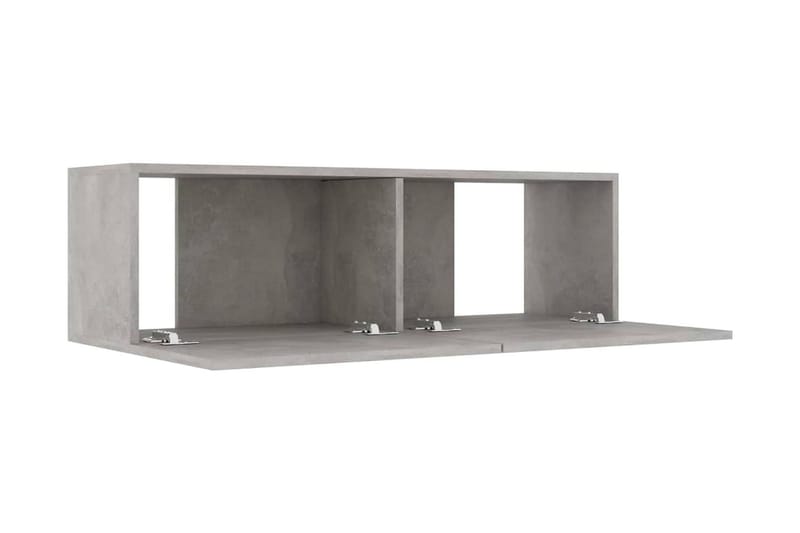 TV-bänk betonggrå 100x30x30 cm spånskiva - Grå - TV bänk & mediabänk