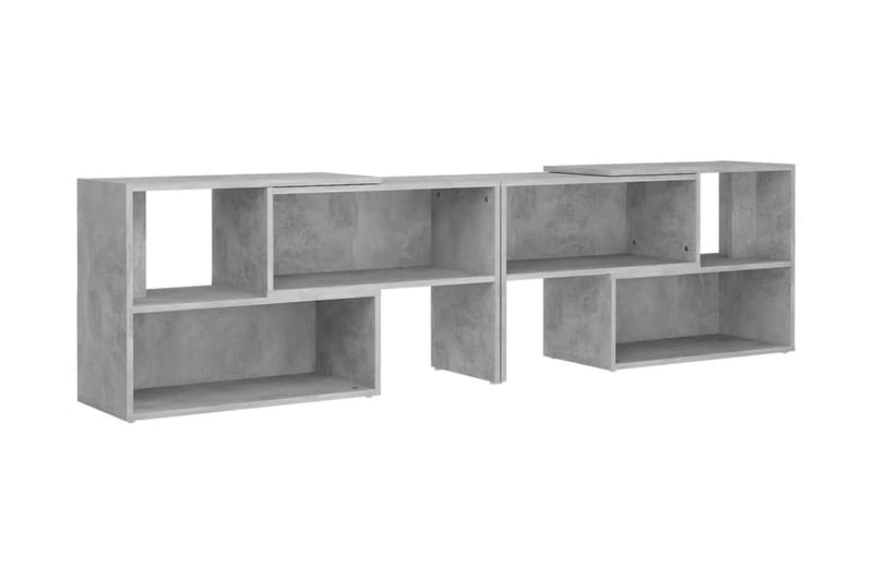 TV-bänk betonggrå 149x30x52 cm spånskiva - Grå - TV bänk & mediabänk