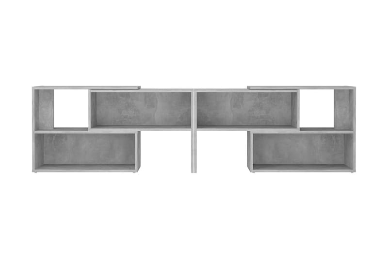 TV-bänk betonggrå 149x30x52 cm spånskiva - Grå - TV bänk & mediabänk