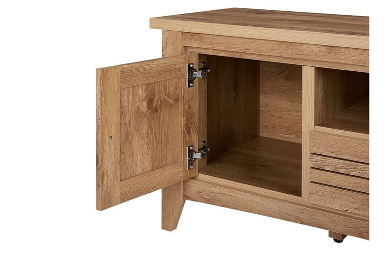 TV-Bänk Bevins 138 cm - Trä|Natur - Möbler - TV- & Mediamöbler - TV bänk & mediabänk