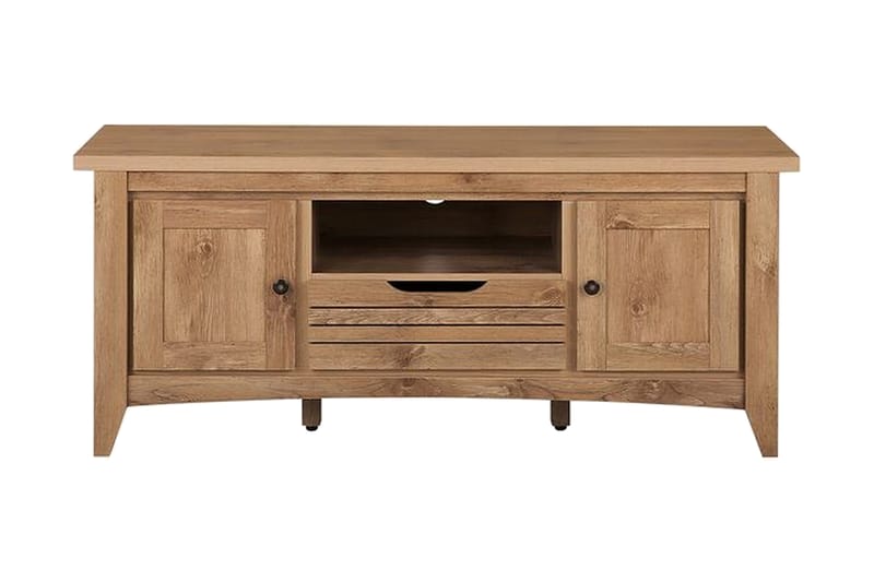 TV-Bänk Bevins 138 cm - Trä|Natur - Möbler - TV- & Mediamöbler - TV bänk & mediabänk