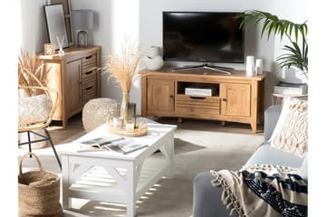 TV-Bänk Bevins 138 cm - Trä|Natur - Möbler - TV- & Mediamöbler - TV bänk & mediabänk