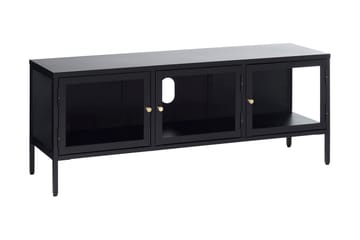 Tv-bänk Birningham 132 cm - Svart - Möbler - TV- & Mediamöbler - TV bänk & mediabänk