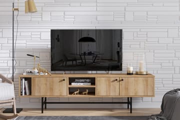 TV-bänk Bocketorp 180 cm - Brun - Möbler - TV- & Mediamöbler - TV bänk & mediabänk