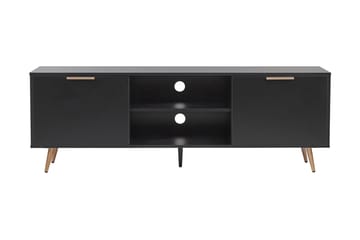 TV-bänk Cabazon 166x40 cm - Svart - Möbler - TV- & Mediamöbler - TV bänk & mediabänk