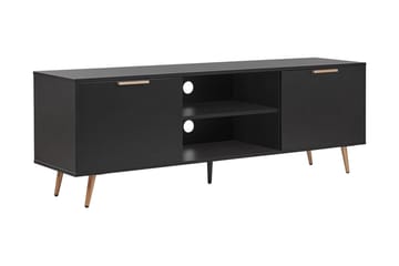 TV-bänk Cabazon 166x40 cm - Svart - Möbler - TV- & Mediamöbler - TV bänk & mediabänk