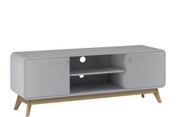Tv-bänk Caitlyn 140 cm - Grå - Möbler - TV- & Mediamöbler - TV bänk & mediabänk