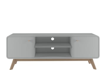Tv-bänk Caitlyn 140 cm - Grå - Möbler - TV- & Mediamöbler - TV bänk & mediabänk