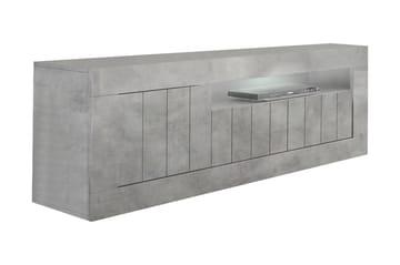 TV-bänk Calpino 138 cm - Gråmelerad - Möbler - TV- & Mediamöbler - TV bänk & mediabänk
