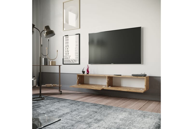 Tv-bänk Calrin 180 cm - Natur - Möbler - TV- & Mediamöbler - TV bänk & mediabänk