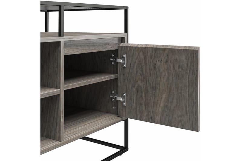 Tv-bänk Camley 136,6x49,8 cm Grå - Dorel Home - Möbler - TV- & Mediamöbler - TV bänk & mediabänk