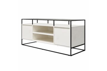 Tv-bänk Camley 136,6x49,8 cm Vit - Dorel Home - Möbler - TV- & Mediamöbler - TV bänk & mediabänk
