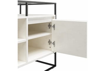 Tv-bänk Camley 136,6x49,8 cm Vit - Dorel Home - Möbler - TV- & Mediamöbler - TV bänk & mediabänk