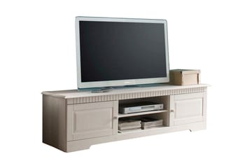 TV-bänk Capitola 160x45 cm - Vit - Möbler - TV- & Mediamöbler - TV bänk & mediabänk