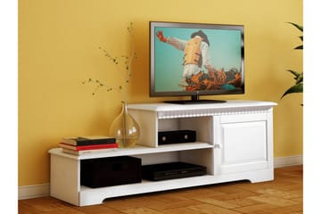 TV-bänk Capitola 160x55 cm - Vit - Möbler - TV- & Mediamöbler - TV bänk & mediabänk