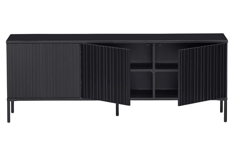 TV-bänk Cherepov 150 cm - Svart - Möbler - TV- & Mediamöbler - TV bänk & mediabänk