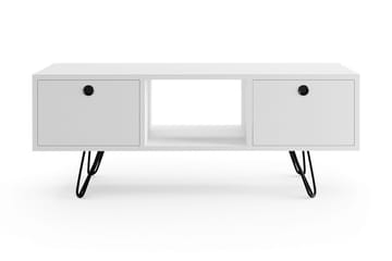 Tv-bänk Ciera 120 cm - Vit - Möbler - TV- & Mediamöbler - TV bänk & mediabänk
