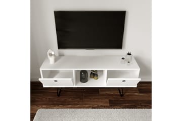 Tv-bänk Ciera 120 cm - Vit - Möbler - TV- & Mediamöbler - TV bänk & mediabänk